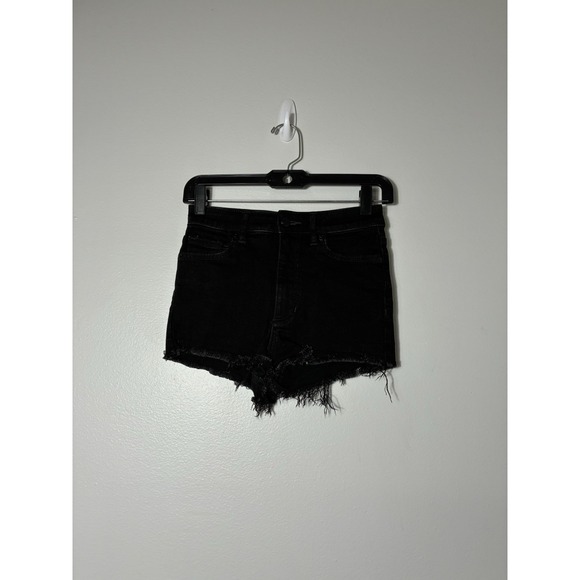 Free People Pants - Free People We The Free Mid Rise Denim Shorts Sz 26 Black 2" Inseam Classic